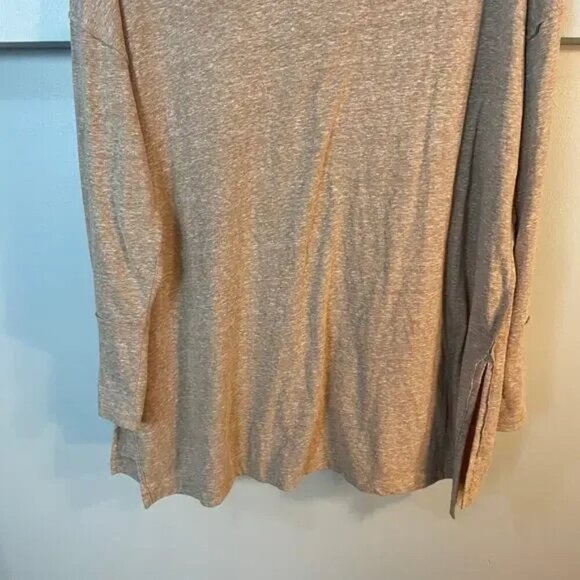 Free People We The Free Bella Vista Tunic Top Cowl Neck Turtleneck Tan SZ Small - Picture 15 of 16